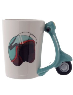 Taza cerámica 3D Moto Scouter 2