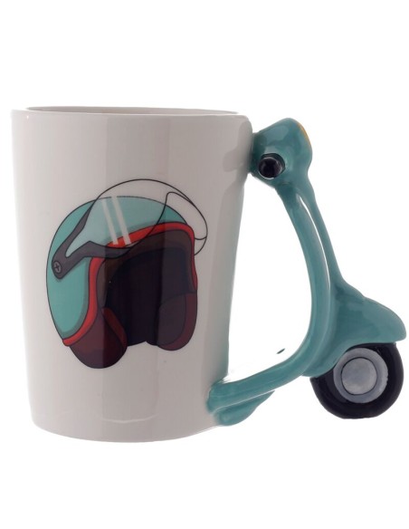 Taza cerámica 3D Moto Scouter