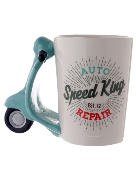 Taza cerámica 3D Moto Scouter