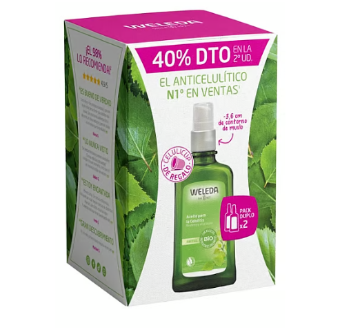 Aceite de abedul para la celulitis - doble pack - Weleda