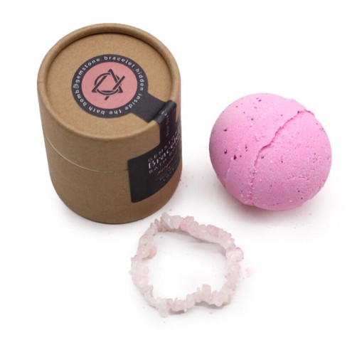 Bomba de baño con regalo Pulsera de minerales