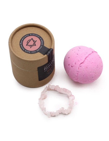 Bomba de baño con regalo Pulsera de minerales