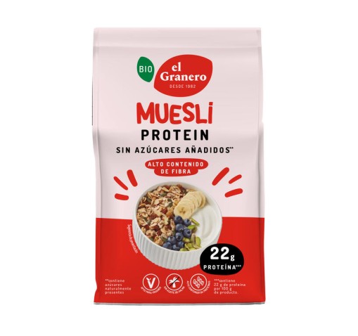 Muesli Protein - sin azúcares - Granero
