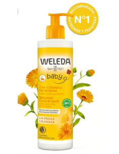 Champú & Gel de ducha Caléndula 400ml - Weleda