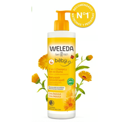 Champú & Gel de ducha Caléndula 400ml - Weleda