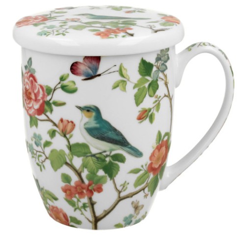 Taza con filtro porcelana "Galezi"