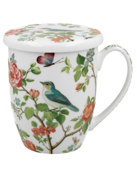 Taza con filtro porcelana "Galezi"