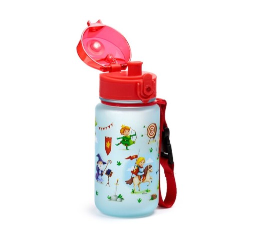 Botella de Agua Infantil Inastillable - Caballeros y Dragones