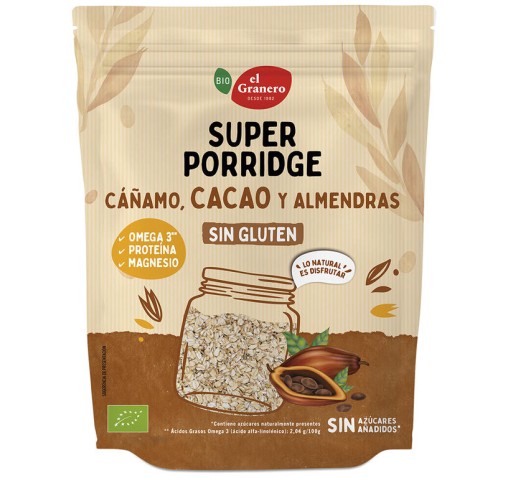 Superporridge con cacao - sin gluten - Granero