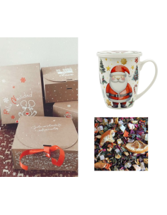 Eco-caja regalo Taza Navidad + Infusión granel