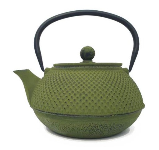 Tetera de hierro colado "Arare" verde 600 ml