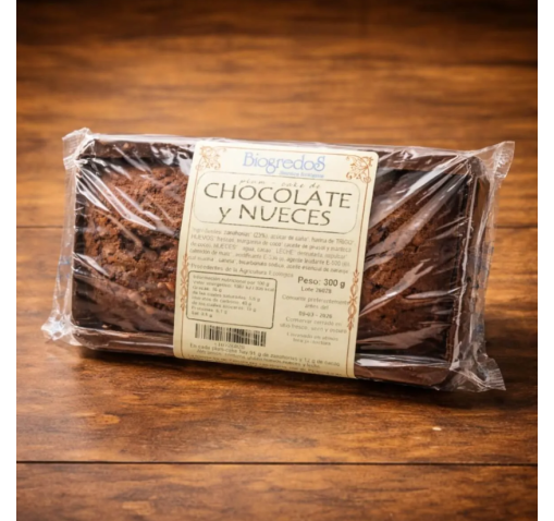 Plum-Cake Chocolate Nueces Biogredos