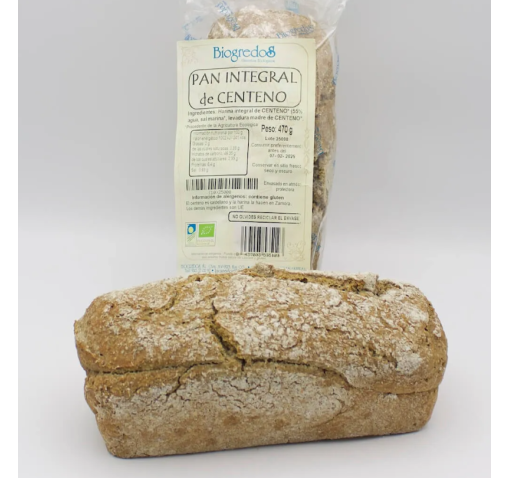 Pan integral de Centeno Biogredos