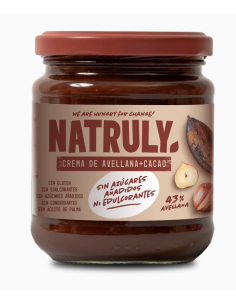 Crema de avellanas y cacao 285 gr - Natruly