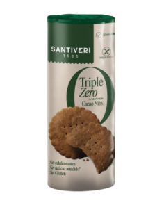 Galletas Triple Zero con nibs de cacao - Santiveri
