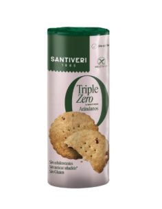 Galletas Triple Zero con arándanos - Santiveri