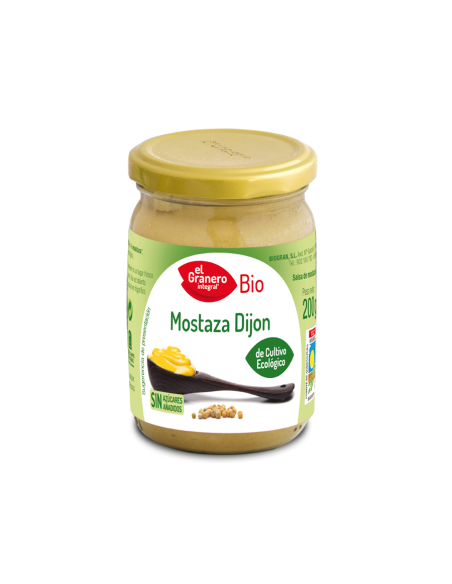 MOSTAZA DIJON ECOLÓGICA 200 GR GRANERO INTEGRAL