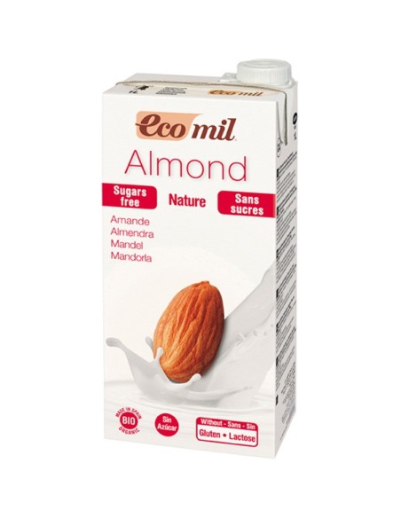 BEBIDA ALMENDRA ECOLÓGICA  SIN GLUTEN ECOMIL