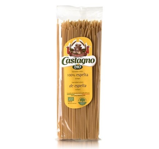 ESPAGUETIS ESPELTA INTEGRAL ECOLÓGICOS 500 GR CASTAGNO BIO