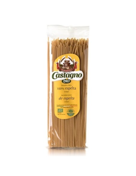 ESPAGUETIS ESPELTA INTEGRAL ECOLÓGICOS 500 GR CASTAGNO BIO