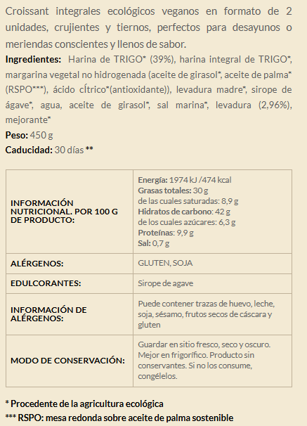 croissant 2 unidades biogredos